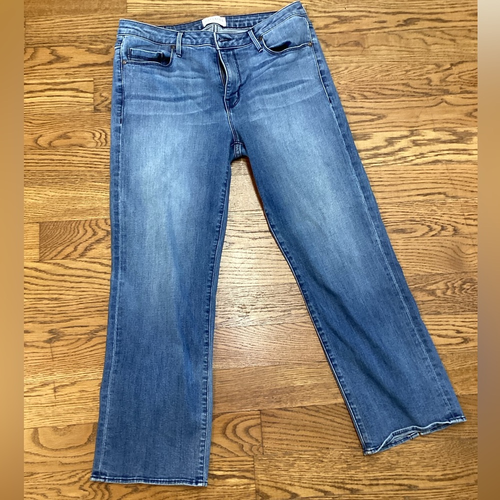 Parker Smith Split calf jeans. Size 30. Light wash denim - Picture 8 of 13